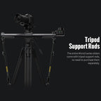 Zeapon Micro 3 E1000 Double Distance Motorized Camera Slider,42''/107cm Travel Distance,DSLR Slider with Carrying case, Motor Quick Switching, 10-26Lbs Payload and Adjustable Sliding Damping Design
