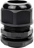 XHF 2 Pcs 1" IP68 Strain Relief Nylon Cord Grip Waterproof NPT Cable Glands Adjustable UL Listed and RoHS Compliant (Black)