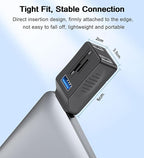 VIENON 5-Port USB 3.0 Hub with SD TF Card Reader, USB Extender Adapter with Memory SD/Micro SD Card Reader, USB 3.0/2.0 Ports, Portable USB Splitter for Laptop,PC, Camera, Flash Driver, HDD, Dash Cam