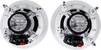 Rockville RPA60BT Home Theater Receiver Amp+(8) 5.25" White Ceiling Speakers+Sub