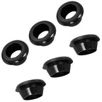 Qrity 9 PCS Rubber Grommets Cable Railing, Car Grommet, Cable Railing Protective Sleeves for Metal Posts, ID 25mm Mount Dia 30mm