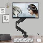 Suptek Monitor Mount Gas Spring Monitor Arm Desk Mount Fully Adjustable Fits 17 20 22 23 24 26 32 inch Monitors Weight Capacity up to 22 lbs
