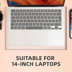 Gadpiparty Acrylic Keyboard Cover Clear Waterproof Laptop Keyboard Protector Computer Mechanical Keyboard Accessories 14 Inch