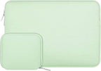 MOSISO Laptop Case 15 inch, 15 inch Laptop Sleeve Bag Compatible with MacBook Air 15 M4 A3241 M3 A3114 M2 A2941 2025 2024 2023, Dell XPS 15, Neoprene Computer Sleeve Bag with Small Case,Honeydew Green