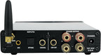 Rockville BLUDAC2S 150W Hi-Res 192K Amplifier Bluetooth Receiver w/USB, Optical, Coax, Sub Out, Class-D, DSP EQ, Remote, Brushed Aluminum, Compact Design, for Home Theater & Music