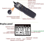 PHOLSY Camera Remote Shutter Release C8 Timer Shutter Release Cable with Intervalometer for Canon EOS R3, R5, 10D, 6DII, 1DXII, 1DXIII, 1DSIII, 1D C, 1DIV, 1DIII, 1D II N, 5DII, 5DIII, 5DIV, 5DS, 5D,