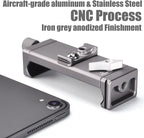 Full Metal Tablet Tripod Holder – Compatible with iPad mini, Air, Pro | 1/4" Screw & ARCA Dovetail Mounts | Universal Tablet Clamp Adapter