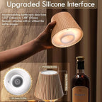 WILIT 2 Pack Wireless Bottle Lamp Shades for Table Lamps, 3 Level Brightness Bottle Lights for Liquor Bottles, Rechargeable Bar Signs for Home Bar,Table Decor for Living Room,Gifts Baskets for Women