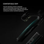 Tilta Xeno Top Handle for Filmmakers & Cameras - Titanium Gray | Aluminum Alloy and Silicone Build | 1/4″-20 w/Locating Points | Safety Release Pin | Comfortable Handling (Cold Shoe)