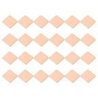 PATIKIL Copper Heatsink Pad Shims, 24 Pcs 15x15x0.6mm Copper Pad Shim IC Chipset GPU CPU Thermal Heatsink for Cooling Laptop Desktop Computer