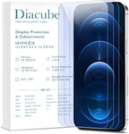 3-Pack Anti-Blue Light Matte Screen Protector For iPhone 12/12 Pro [Support Fingerprint Unlock] Anti-Glare, Anti-Fingerprint [Eye Protection] Bubble-Free Installation with Alignment Jig