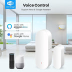 WiFi Door Sensor: Smart Door Open/Closed Detectors, Wireless Window Sensor with App Notification Alert, Contact Sensor for Home Security, Compatible with Alexa Google Assistant (4pack)
