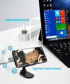 Elebase for Samgsung S25 USB to USBC Adapter with Type C OTG Adaptor 4P,USBA Male to C Female Converter for Galaxy S24 S23 Plus Ultra FE,Z Fold Flip 7 6,Galaxy Tab S10 S9,Google Pixel 9 8,AirPods 4