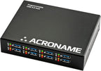 Managed USB Switch/Hub 2 Computers - 9 Port, Fast Charge (4A), Industrial & Scientific Grade, Programmable Compatible with Mac/Windows/Linux for Keyboard Mouse External Hard Drive