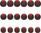 Earbud Replacement Tips Silicone Earbud Tips Eartips Fit Most in-Ear Earbuds(Inner Hole 3.8mm -5.1mm) Headphone Rubber Tips Earbud Covers 9 Pairs S M L