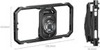SMALLRIG All-in-One Cooling Dual Handle Phone Cage Kit for iPhone/Android, 15W Active Cooler & 4-in-1 USB-C Hub, Universal Compatibility 2.5-3.1" Phones, for Live Streaming- 5276