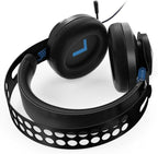 Lenovo Legion H300 Stereo Gaming Headset, Noise-Cancelling Mic, Memory Foam & PU Leather Earcups, Stainless Steel Headband, PC, PS4, Xbox One, Nintendo Switch, Mac, GXD0T69863, Black