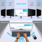 [2-Pack] 23.6 Inch Privacy Screen for Monitor Computer Screen Privacy Filter for 16:9 Widescreen Monitor Desktop PC Monitor Privacy Film Monitor Privacy Shield and Anti-Glare Protector