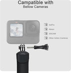 FitStill 148FT/45M Underwater Waterproof Protective Case Shell Compatible for Go Pro Hero 2018/7/6/5 Black, Monopod Floating Hand Grip Selfie Stick for Hero7 Hero6 Hero5 Black Accessories Kit