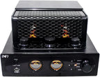INFI Audio Hybrid Class AB Tube Amplifier 6N3 Power Amp with Bluetooth Home Audio HiFi Stereo Receiver Integrated Amp AUX Bluetooth USB Charger Optical Coaxial Sub-Out