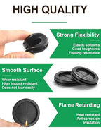 110 Pcs Rubber Grommets Kit - Rubber Plugs for Holes Assorted 6 Sizes 5/16 3/8 1/2 5/8 7/8 1 Inch, Waterproof Firewall Automotive Wires Cables Grommets Set for Sheet Metal Electric Box Desk