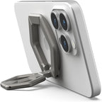 URBAN ARMOR GEAR UAG Magnetic Phone Ring Stand Compatible with MagSafe Magnet, Removable Metal Finger Ring Grip & 360 Rotation Adjustable Kickstand for iPhone 16/15, Galaxy S25, S24, Titanium