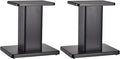 MECCANIXITY Wood Speaker Stands, 2 Pack 11.8 Inch (30cm) Universal Speaker Stand Hollowed Bases Enhanced Audio Listening for Home Theaters Cinema