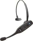 BlueParrott C400-XT Mono Bluetooth Wireless Headphones 96% Noise Canceling Trucker Headset with Mic, Convertible Over Head to Behind Neck Style with 300 ft. Wireless Range, 24 hrs. Talk Time, Black