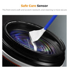 K&F CONCEPT 16mm APS-C Sensor Cleaning Swab*10 + 20ml Sensor Cleaner, DSLR SLR Digital Camera CMOS and CCD Sensor Cleaning Swab Kits for Nikon Sony Canon Camera Clean