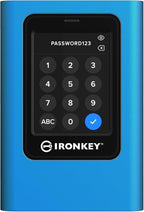 Kingston IronKey Vault Privacy 80 3.8TB External SSD | FIPS 197 | XTS-AES 256GB Encrypted | Touch Screen PIN | Secure Data Protection | IKVP80ES/3840G