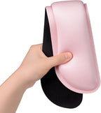 Dapesuom Enlarge Keyboard Wrist Rest, Cute Memory Foam Keyboard Wrist Cushion for Computer Desk Mats Support, Typing Pain Relief Ergonomic Mouse Pad Rests with Non-Slip Base for Gaming, Laptop, Pink
