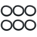 6 Pcs Rubber Grommets, 2-3/8" Inside Diameter 2-1/2" Drill Hole Rubber Wire Grommets O Ring Grommets for Wire, Firewall, Cables, Plugs, Automotive