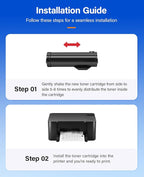 VersaLink B600 B610 Black High Capacity Toner Cartridge 2-Pack Replacement for Xerox 106R03940 106R03942 106R03944 Toner Compatible for Xerox VersaLink B600 B605 B610 B615 Laser Printer Ink All-in-One