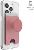 PopSockets Phone Wallet with Expanding Kickstand, Phone Card Holder - Clay
