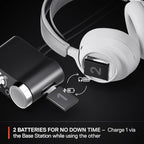 SteelSeries Arctis Nova Pro Wireless Multi-System Gaming Headset — Neodymium Magnetic Drivers — Active Noise Cancellation — 2 Battery System — ClearCast Gen 2 Mic — PC, PS5, PS4, Switch, Mobile