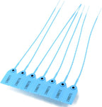 1000 Numbered Plastic Tamper Seals, Zip Ties for Fire Extinguishers Pull Tite Security Tags Numbered Disposable Self-Locking Signage Tie 250mm Length (1000 PCS, Light Blue)