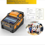 Fusion Splicer AI-9 Toolbox Kit with Auto Focus and 6 Motors for Trunk Line Construction, AI-9 Fusion Splicer Fiber Optic with Tutorial Video for Cable Splicing Projects