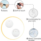 Ear Bud Covers Silicone Replacement Earbud Tips Compatible with Powerbeats Pro Beats Wireless Earphone Headphone Ear Tips 4 Pairs