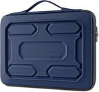 DOMISO 17 inch Laptop Sleeve with Handle Shockproof Waterproof EVA Protective Case for 17.3" ZBook Fury 17.3 G8/MSI GS73VR Stealth Pro/HP Envy 17/LG Gram 17"/ROG Strix GL702VS, Dark Blue