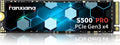 S500 Pro 256GB NVMe SSD M.2 PCIe Gen3x4 2280 Internal Solid State Drive, SLC Cache 3D NAND TLC, Up to 3200MB/s, Compatible with Laptop and PC Desktops(Black)