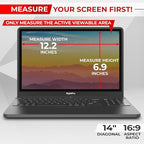 Magnetic Laptop Privacy Screen 14 Inch 16:9 - Removable Computer Privacy Filter Shield and Protector