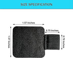 16PCS Notebook Pen Loop Holder,Self Adhesive Leather Pen Holder for notebook,Pencil Elastic Loop Designed for Notebooks,Journals,Calendars,Planners,Tablet Case for School,Office