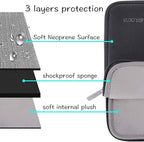 MOSISO Laptop Case 15 inch, 15 inch Laptop Sleeve Bag Compatible with MacBook Air 15 M4 A3241 M3 A3114 M2 A2941 2025 2024 2023, Dell XPS 15, Neoprene Computer Sleeve Bag with Small Case, Space Gray