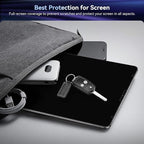 Privacy Screen Protector Compatible with iPad Pro 12.9 Inch 2018 2020 2021 2022, Anti Glare Blue Light Spy Filter Private, High Sensitive Bubble-Free Easy Install Black Security Screen Shield