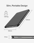 Belkin Everyday Keyboard Case w/Cradle, Backlit Bluetooth Keyboard, Multi-Gesture Controls, Magnetic Apple Pencil Storage Compatibility, & Multimedia Keys for iPad 10th Generation 10.9" - Black