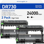 DR730 Drum Unit (Not Toner) 2-Pack Compatible Replacement for Brother DR-730 Imaging Drum MFC-L2710DW MFC-L2750DW DCP-L2550DW HL-L2350DW HL-L2395DW HL-L2370DW HL-L2390DW MFC-L2690DW HL-L2325DW Printer