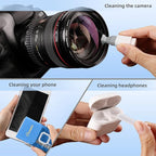 Laptop Cleaning Kit, All in 1 Keyboard Cleaning kit for MacBook iPad iPhone, Compact Keyboard Cleaner with Brush and Spray for Tablet, Airpods, Earbud, Computer Screen, PC Monitor, SkyBlue