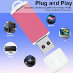 USB Thumb Drive 4GB Flash Drive 20 Pack Nicepicten FAT32 USB 2.0 Flash Drives Pack of 20 Metal Memoria USB 4GB Jump Zip Drive Memory Stick Pendrive with 20PCS Lanyard Label - Mixcolor 20 X 4 GB