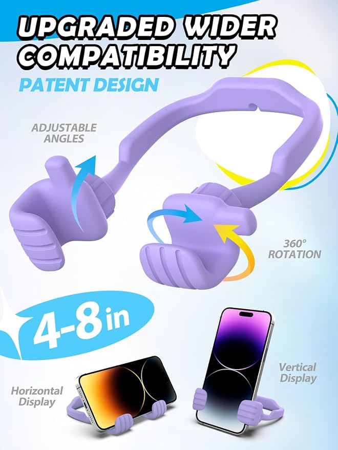 Back to School Supplies Gifts for Teen Girls Boys Cell Phone Holder: Funny Gifts for Kids Her Him Women Adults Tween Teenage 2025 Thumbs Up Phone Stand Birthday Stocking Stuffers Trendy Stuff Ideas