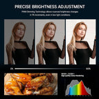 GVM 160W LED Video Light with Bluetooth Control, 5600K Photography Light, Studio Lighting Kit for Photography, Filmmaking, YouTube and Tiktok, 98100 lux/1.64ft, 12 Scene Modes, Lightweight